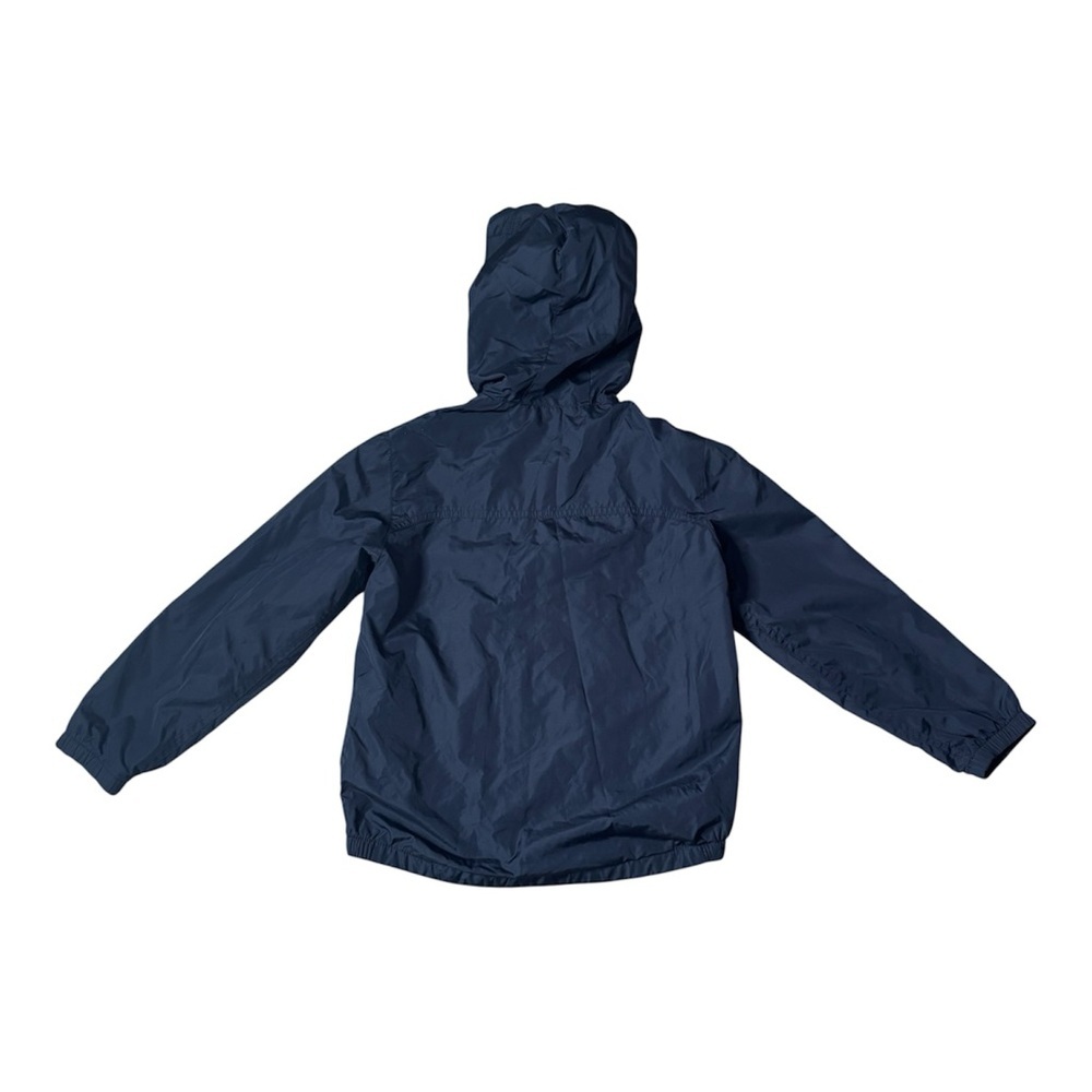 Gap Kids True Indigo Windbreaker Hooded Jacket with Zipper Pockets Size Small - Picture 3 of 10